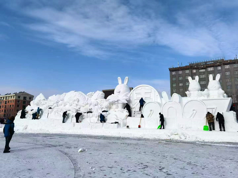 雪雕展示
