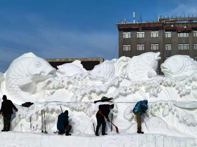 雪雕展示