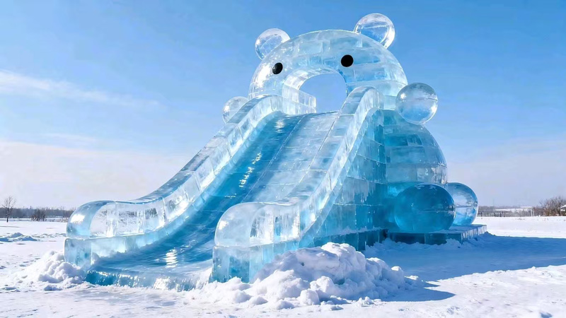 冰雪滑梯